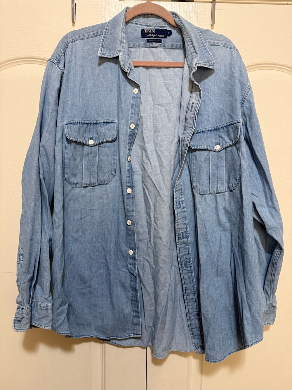 Polo by Ralph Lauren Light Blue Denim Button-Up Shirt